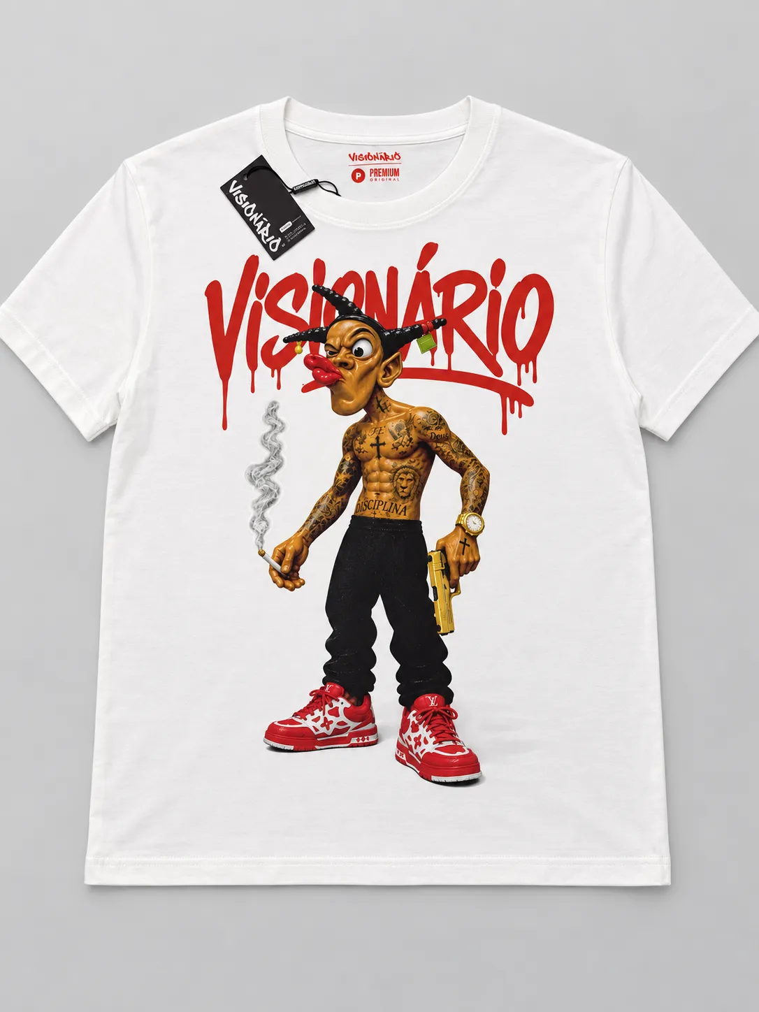 Camiseta Visionário Cartoon