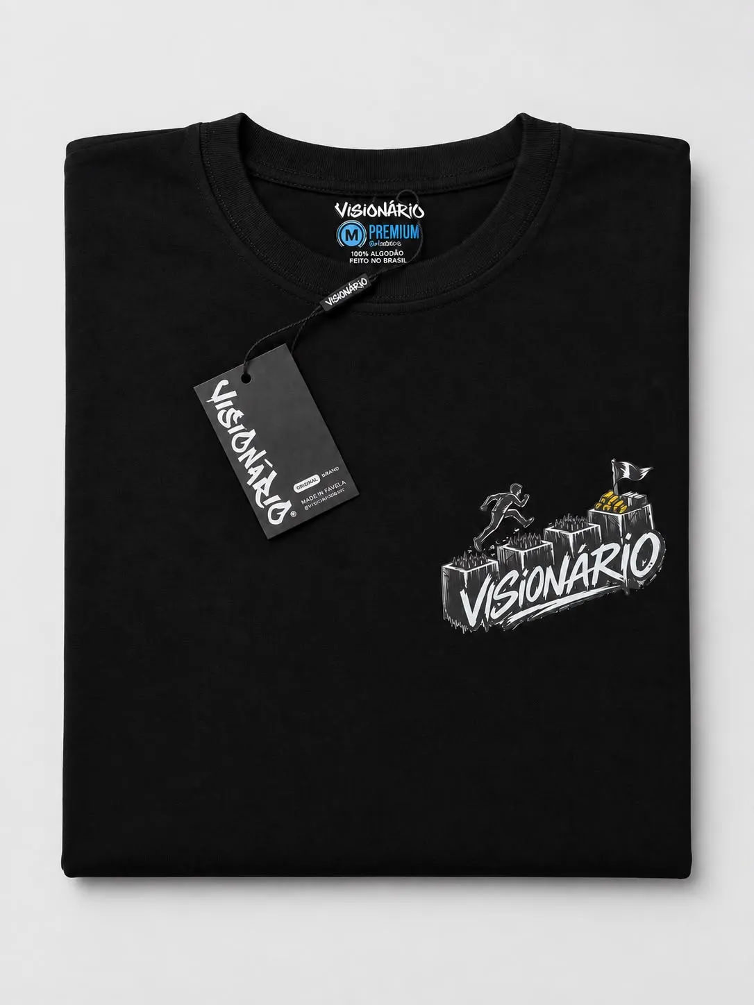 Camiseta Visionário Quem não arrisca